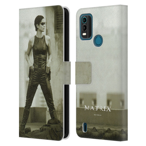 The Matrix Key Art Trinity Leather Book Wallet Case Cover For Nokia G11 Plus