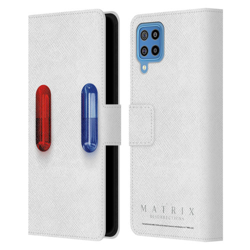 The Matrix Resurrections Key Art Poster Leather Book Wallet Case Cover For Samsung Galaxy F22 (2021)