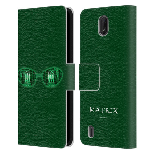 The Matrix Key Art Glass Leather Book Wallet Case Cover For Nokia C01 Plus/C1 2nd Edition