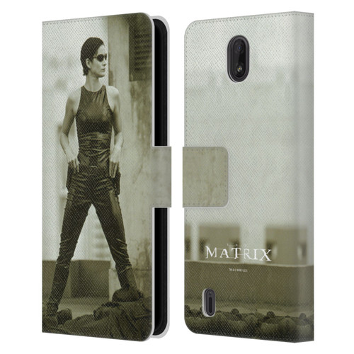 The Matrix Key Art Trinity Leather Book Wallet Case Cover For Nokia C01 Plus/C1 2nd Edition