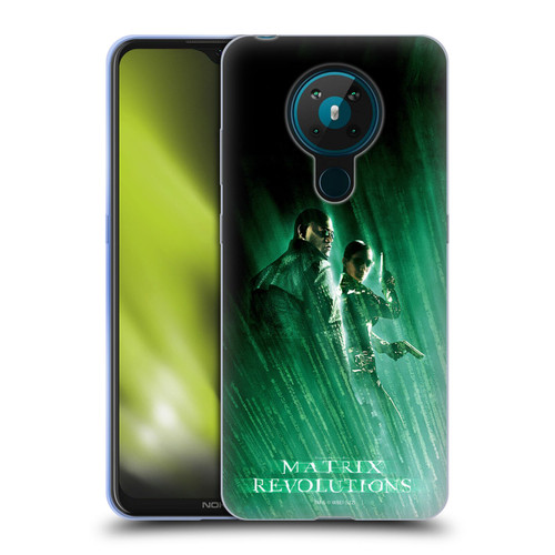 The Matrix Revolutions Key Art Morpheus Trinity Soft Gel Case for Nokia 5.3