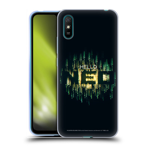 The Matrix Resurrections Key Art Hello Neo Soft Gel Case for Xiaomi Redmi 9A / Redmi 9AT