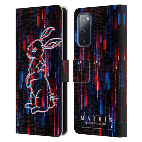 The Matrix Resurrections Key Art Choice Is An Illusion Leather Book Wallet Case Cover For Samsung Galaxy S20 FE / 5G