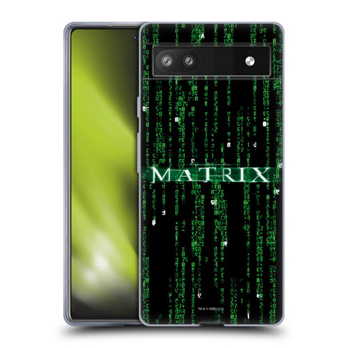 The Matrix Key Art Codes Soft Gel Case for Google Pixel 6a