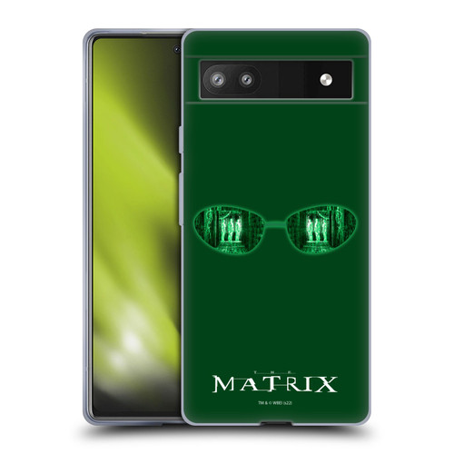 The Matrix Key Art Glass Soft Gel Case for Google Pixel 6a