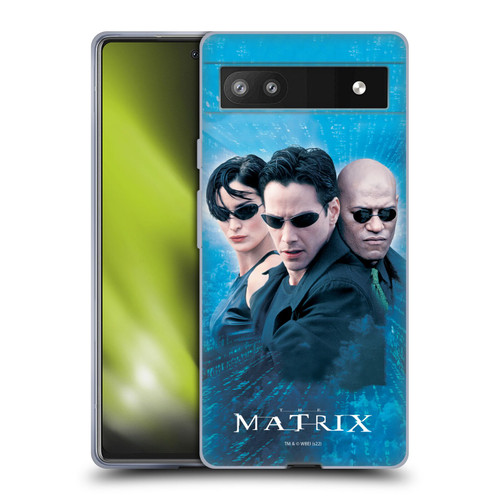 The Matrix Key Art Group 3 Soft Gel Case for Google Pixel 6a