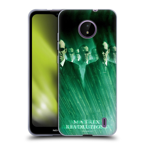 The Matrix Revolutions Key Art Smiths Soft Gel Case for Nokia C10 / C20