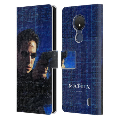 The Matrix Key Art Neo 1 Leather Book Wallet Case Cover For Nokia C21