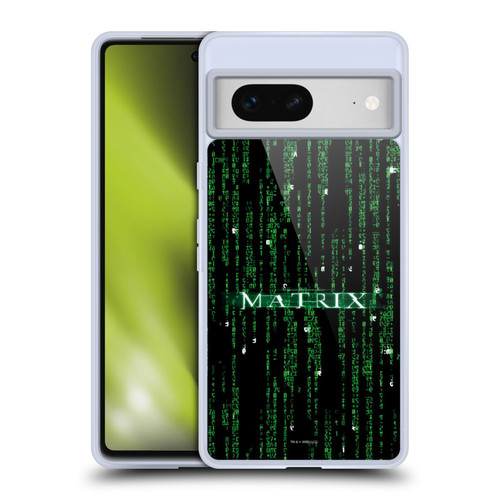 The Matrix Key Art Codes Soft Gel Case for Google Pixel 7
