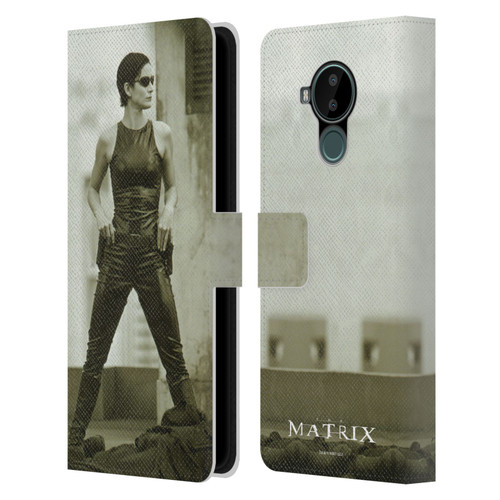 The Matrix Key Art Trinity Leather Book Wallet Case Cover For Nokia C30