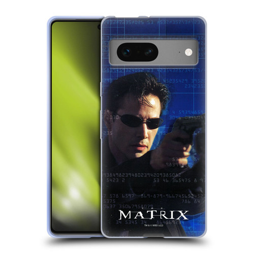 The Matrix Key Art Neo 1 Soft Gel Case for Google Pixel 7