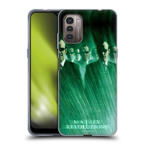 The Matrix Revolutions Key Art Smiths Soft Gel Case for Nokia G11 / G21