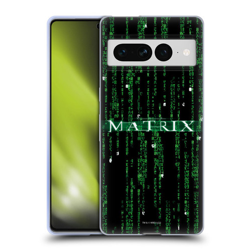 The Matrix Key Art Codes Soft Gel Case for Google Pixel 7 Pro