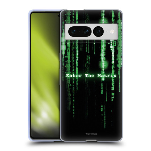 The Matrix Key Art Enter The Matrix Soft Gel Case for Google Pixel 7 Pro