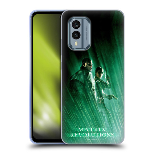 The Matrix Revolutions Key Art Morpheus Trinity Soft Gel Case for Nokia X30