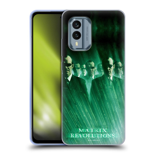 The Matrix Revolutions Key Art Smiths Soft Gel Case for Nokia X30