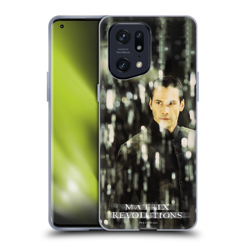 The Matrix Revolutions Key Art Neo 1 Soft Gel Case for OPPO Find X5 Pro