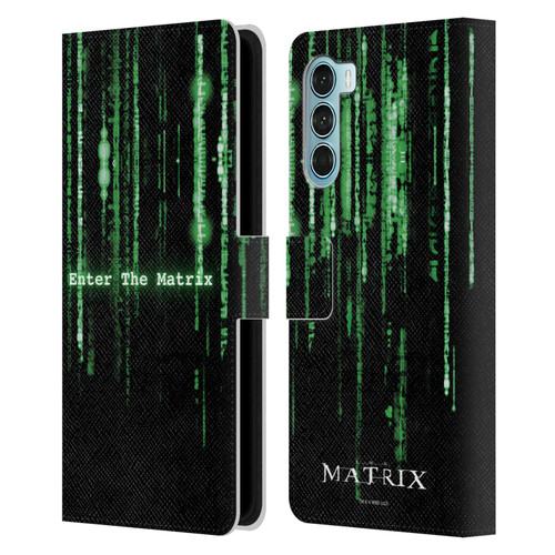 The Matrix Key Art Enter The Matrix Leather Book Wallet Case Cover For Motorola Edge S30 / Moto G200 5G