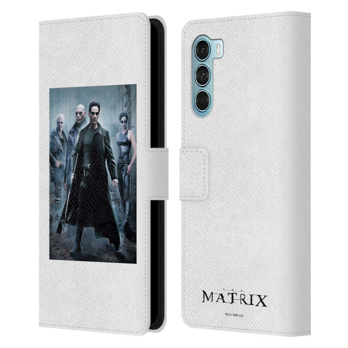 The Matrix Key Art Group 1 Leather Book Wallet Case Cover For Motorola Edge S30 / Moto G200 5G