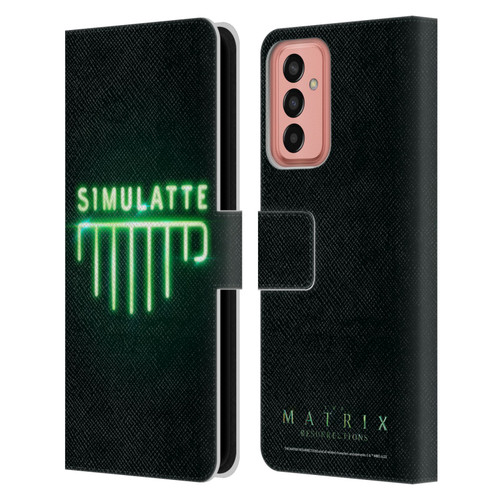 The Matrix Resurrections Key Art Simulatte Leather Book Wallet Case Cover For Samsung Galaxy M13 (2022)