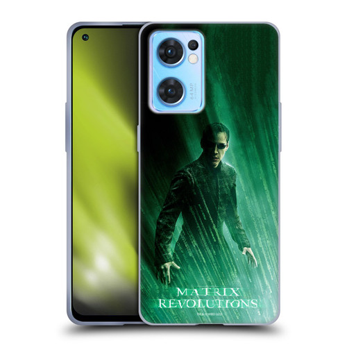 The Matrix Revolutions Key Art Neo 3 Soft Gel Case for OPPO Reno7 5G / Find X5 Lite