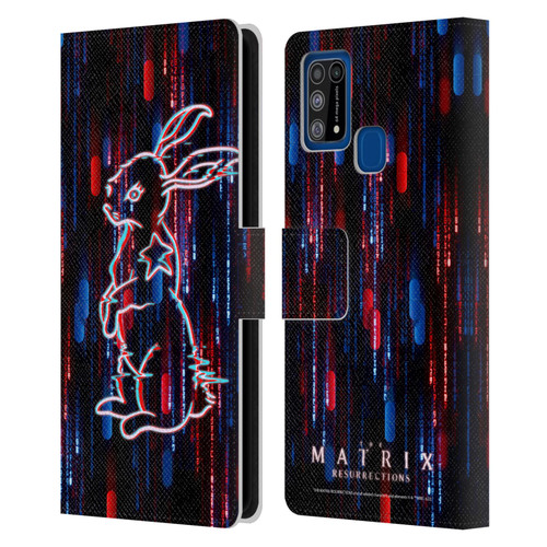 The Matrix Resurrections Key Art Choice Is An Illusion Leather Book Wallet Case Cover For Samsung Galaxy M31 (2020)