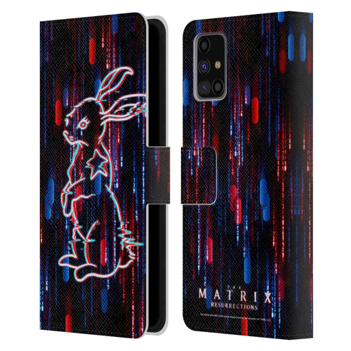 The Matrix Resurrections Key Art Choice Is An Illusion Leather Book Wallet Case Cover For Samsung Galaxy M31s (2020)