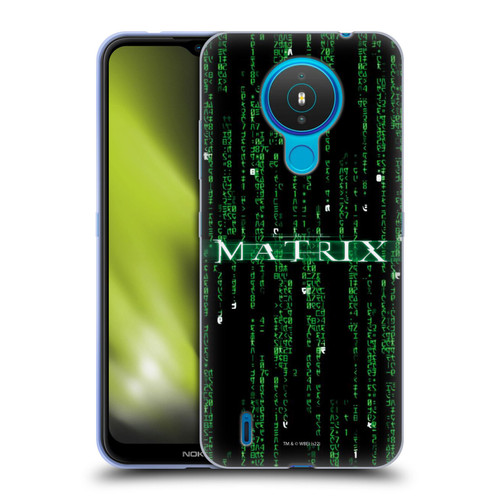 The Matrix Key Art Codes Soft Gel Case for Nokia 1.4