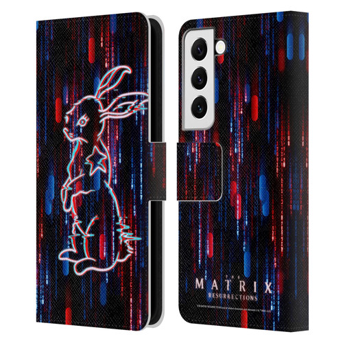 The Matrix Resurrections Key Art Choice Is An Illusion Leather Book Wallet Case Cover For Samsung Galaxy S22 5G