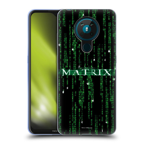 The Matrix Key Art Codes Soft Gel Case for Nokia 5.3