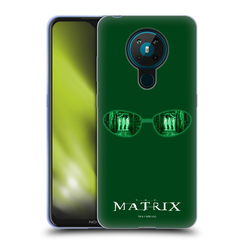 The Matrix Key Art Glass Soft Gel Case for Nokia 5.3