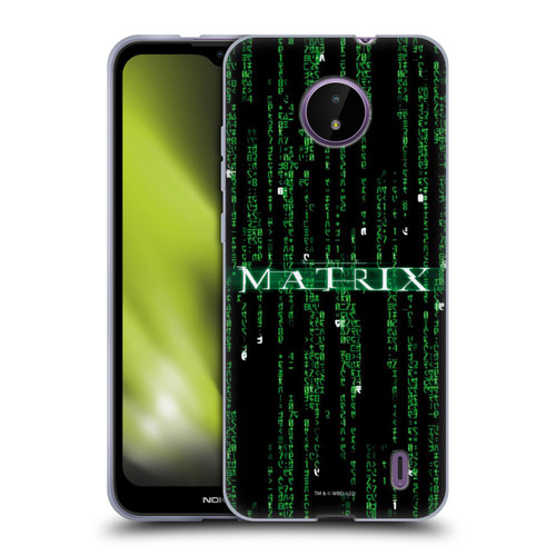 The Matrix Key Art Codes Soft Gel Case for Nokia C10 / C20