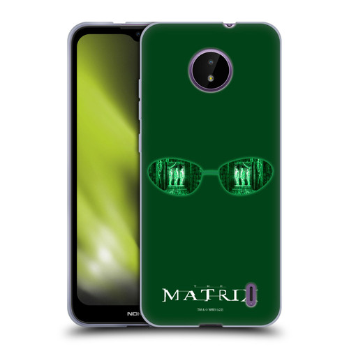 The Matrix Key Art Glass Soft Gel Case for Nokia C10 / C20