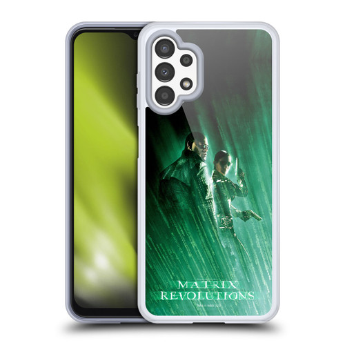 The Matrix Revolutions Key Art Morpheus Trinity Soft Gel Case for Samsung Galaxy A13 (2022)