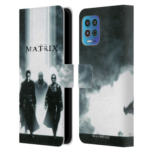 The Matrix Key Art Group 2 Leather Book Wallet Case Cover For Motorola Moto G100