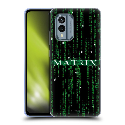 The Matrix Key Art Codes Soft Gel Case for Nokia X30