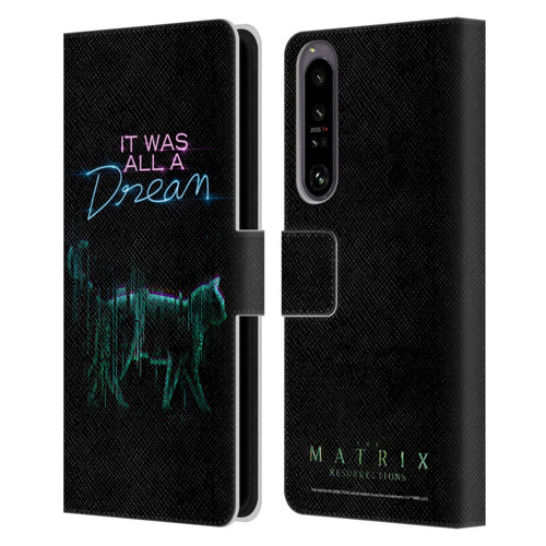 The Matrix Resurrections Key Art It Was All A Dream Leather Book Wallet Case Cover For Sony Xperia 1 IV