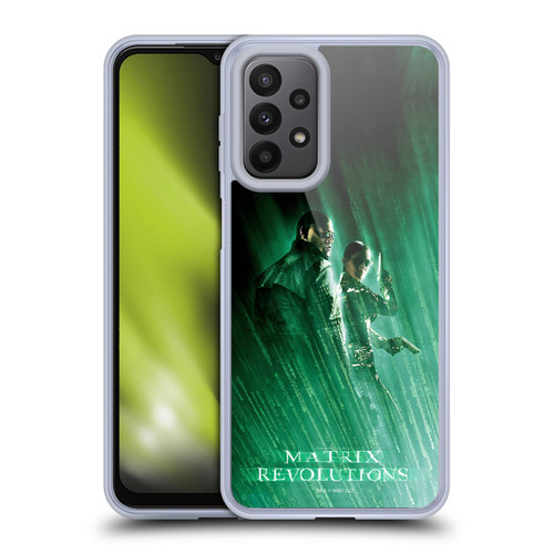 The Matrix Revolutions Key Art Morpheus Trinity Soft Gel Case for Samsung Galaxy A23 / 5G (2022)