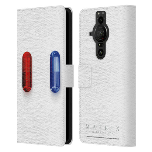 The Matrix Resurrections Key Art Poster Leather Book Wallet Case Cover For Sony Xperia Pro-I