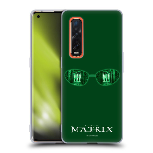 The Matrix Key Art Glass Soft Gel Case for OPPO Find X2 Pro 5G