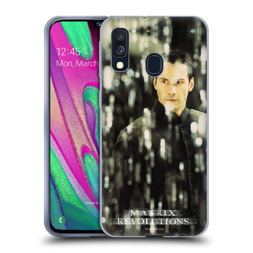 The Matrix Revolutions Key Art Neo 1 Soft Gel Case for Samsung Galaxy A40 (2019)