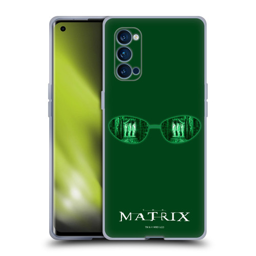 The Matrix Key Art Glass Soft Gel Case for OPPO Reno 4 Pro 5G