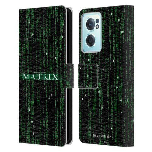 The Matrix Key Art Codes Leather Book Wallet Case Cover For OnePlus Nord CE 2 5G