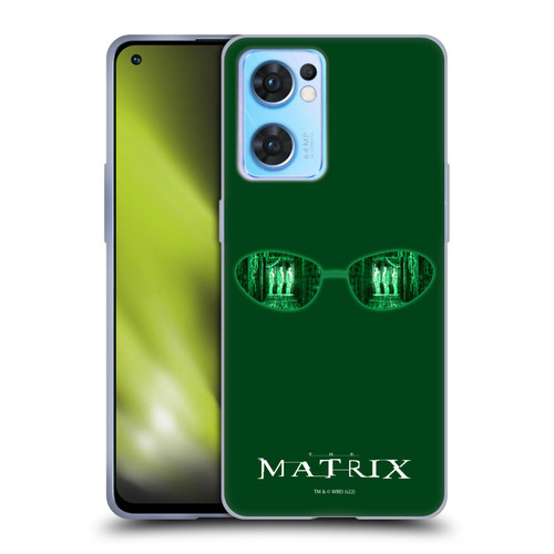 The Matrix Key Art Glass Soft Gel Case for OPPO Reno7 5G / Find X5 Lite