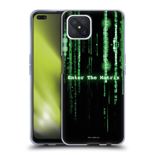 The Matrix Key Art Enter The Matrix Soft Gel Case for OPPO Reno4 Z 5G