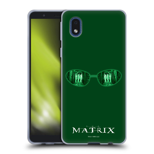 The Matrix Key Art Glass Soft Gel Case for Samsung Galaxy A01 Core (2020)