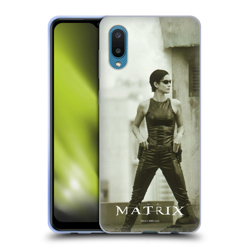 The Matrix Key Art Trinity Soft Gel Case for Samsung Galaxy A02/M02 (2021)