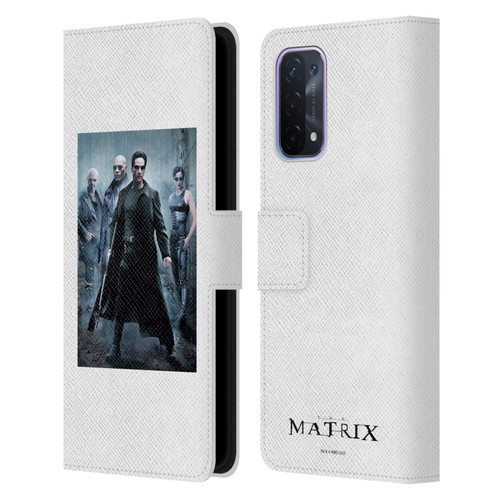 The Matrix Key Art Group 1 Leather Book Wallet Case Cover For OPPO A54 5G