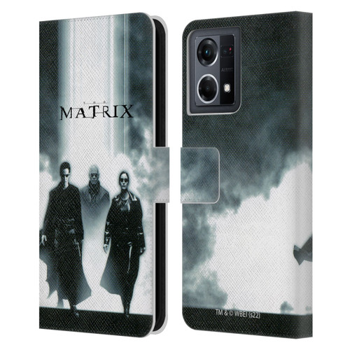 The Matrix Key Art Group 2 Leather Book Wallet Case Cover For OPPO Reno8 4G