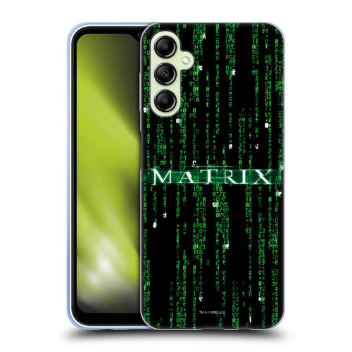 The Matrix Key Art Codes Soft Gel Case for Samsung Galaxy A14 5G